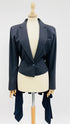 Blazer corto nero