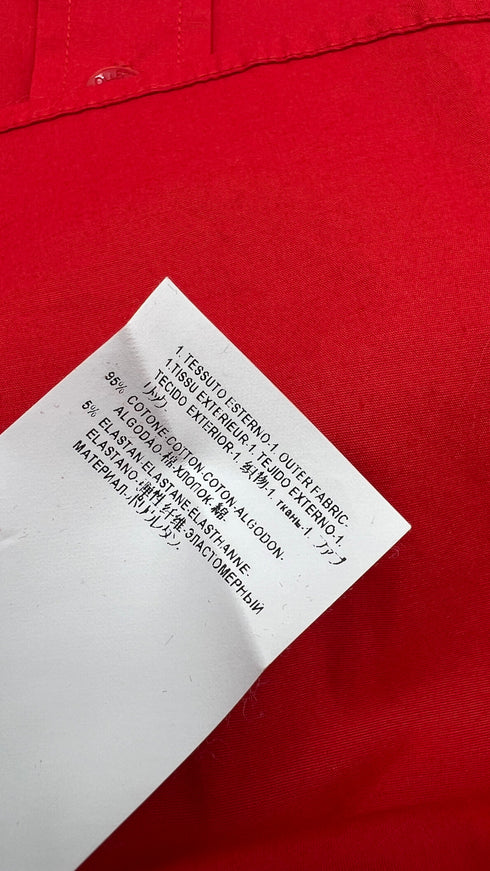 Camicia rossa slim-fit