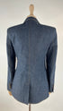 Blazer monopetto denim