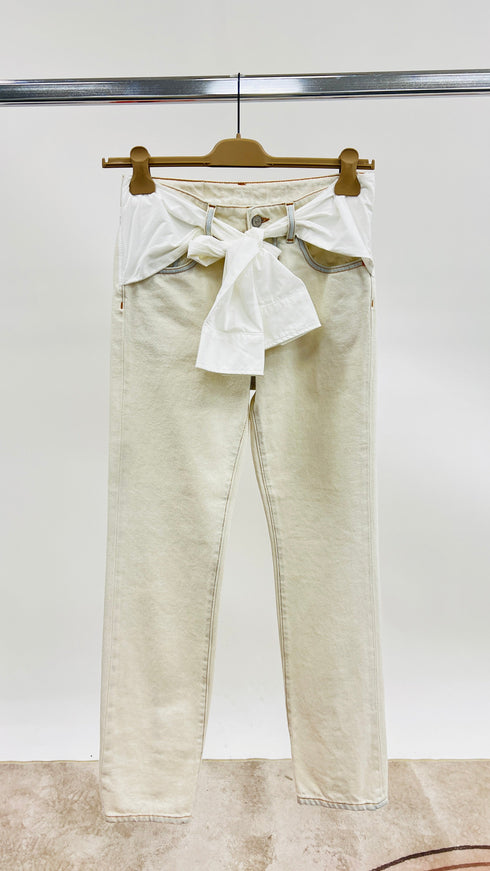 Jeans inserti camicia