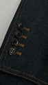 Blazer monopetto denim