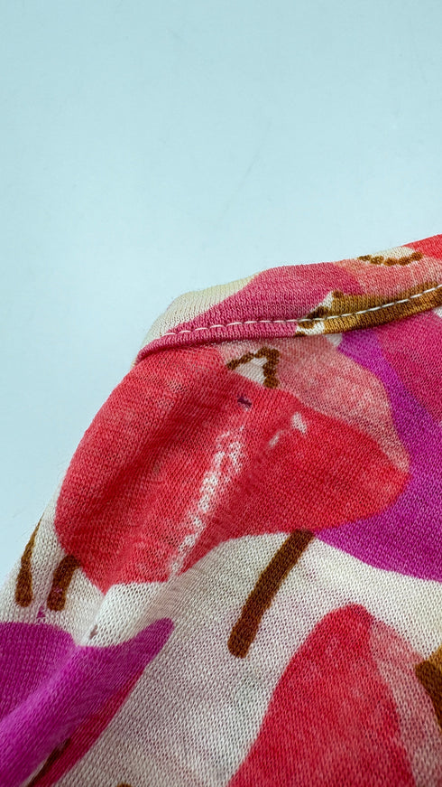 Canotta stampa a fiori