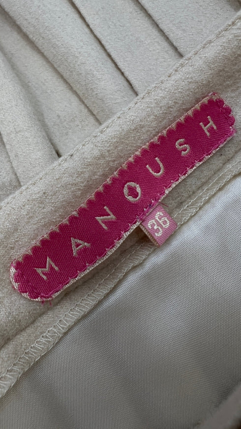 Gonna plissé in lana