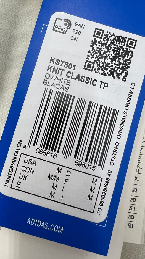 Pantaloni joggers con cartellino