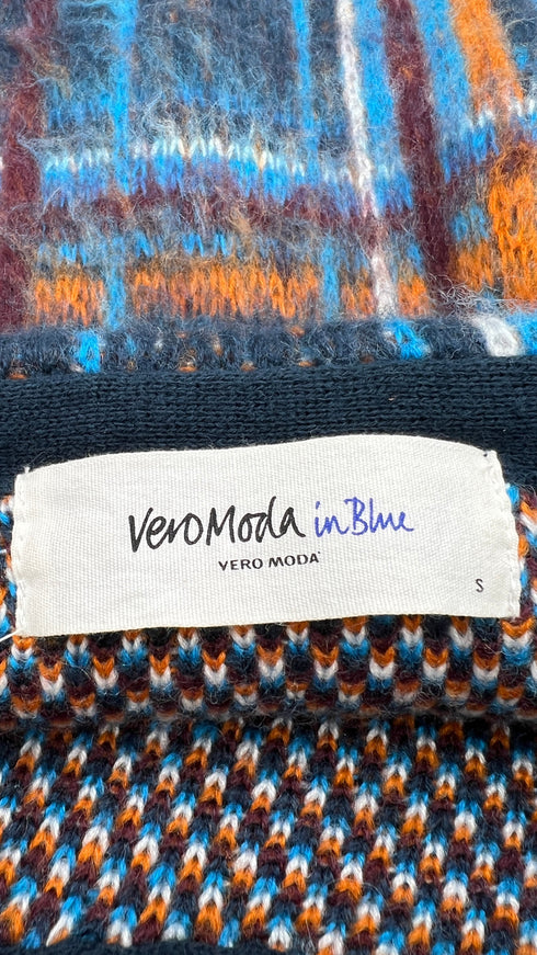 Maglia cropped tartan