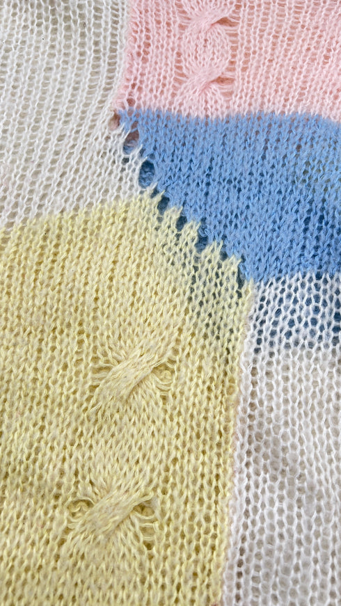 Maglia colori pastello