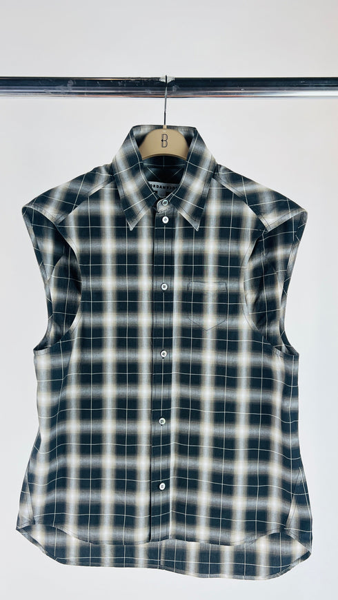 Camicia smanicata check