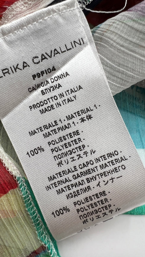 Camicia stampa mosaico multicolor