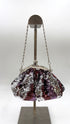 Clutch in paillettes con tracolla
