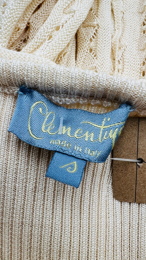 Mini abito in maglia traforata