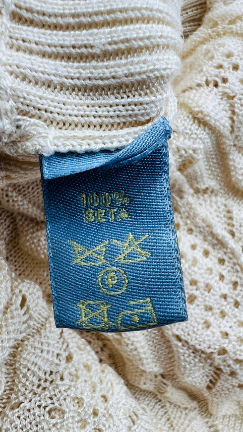 Mini abito in maglia traforata