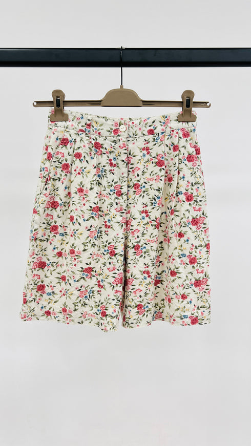 Shorts fiori all-over