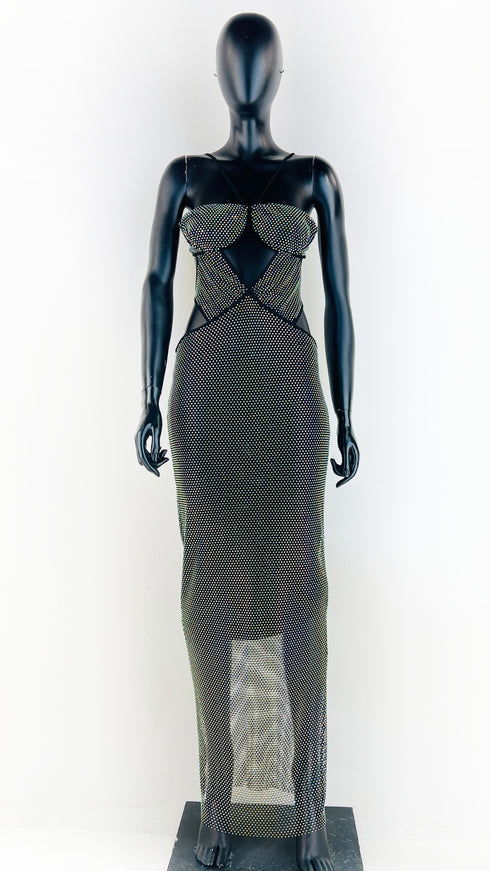 Abito "Cindy in Serpent de Nuit" con cartellino