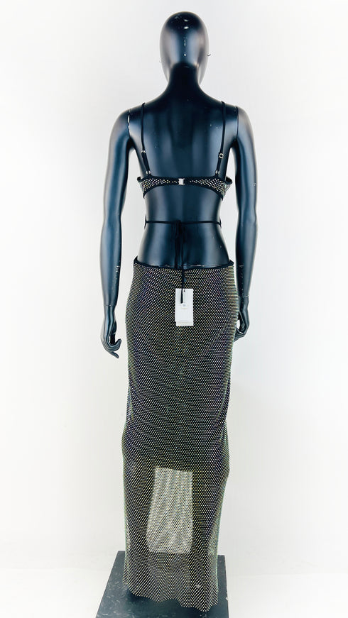 Abito "Cindy in Serpent de Nuit" con cartellino