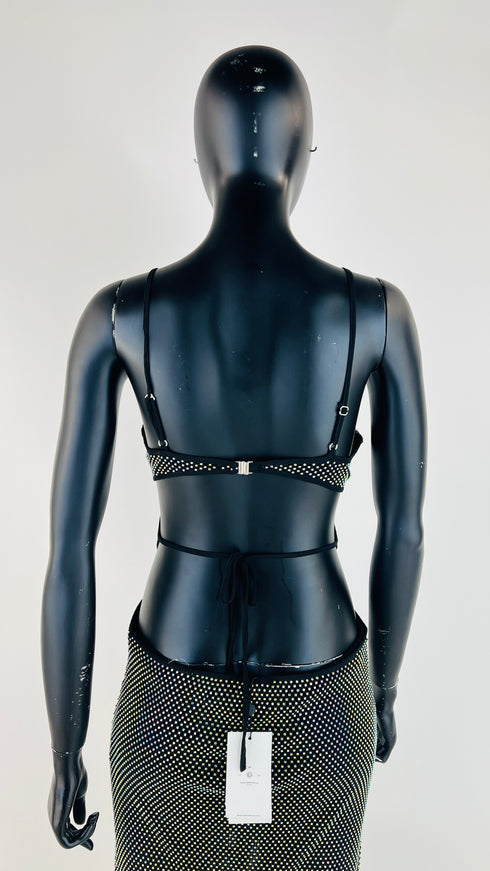 Abito "Cindy in Serpent de Nuit" con cartellino