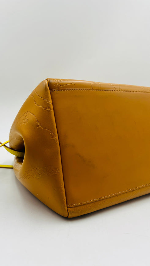 Borsa con stampa geografica
