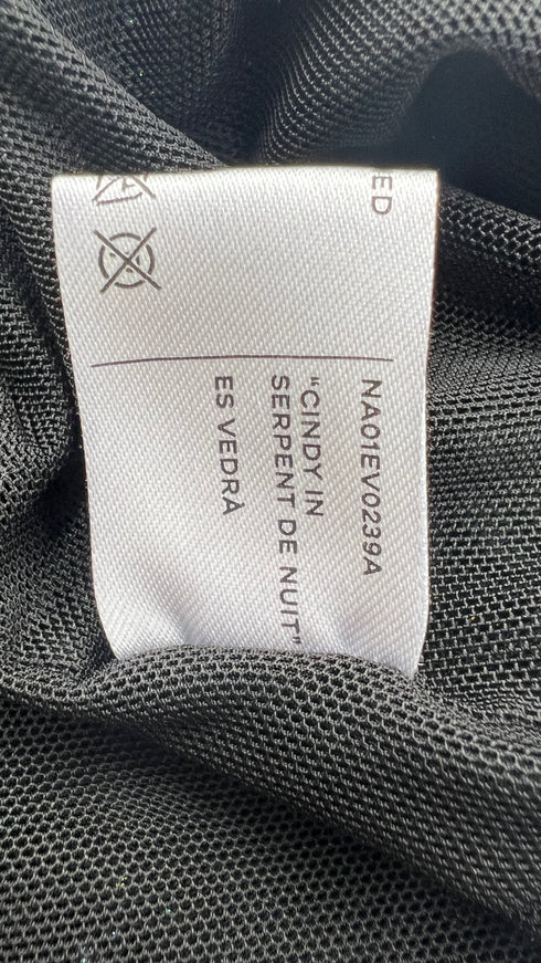 Abito "Cindy in Serpent de Nuit" con cartellino