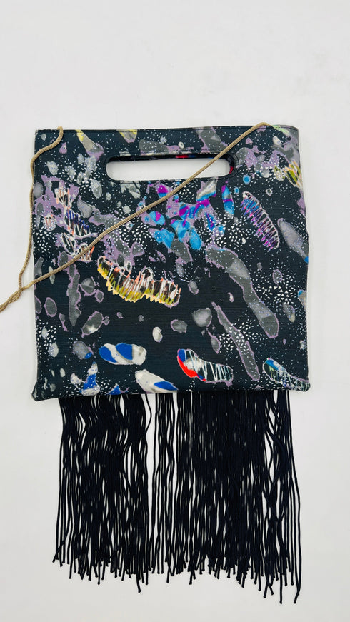 Borsa fantasia con frange