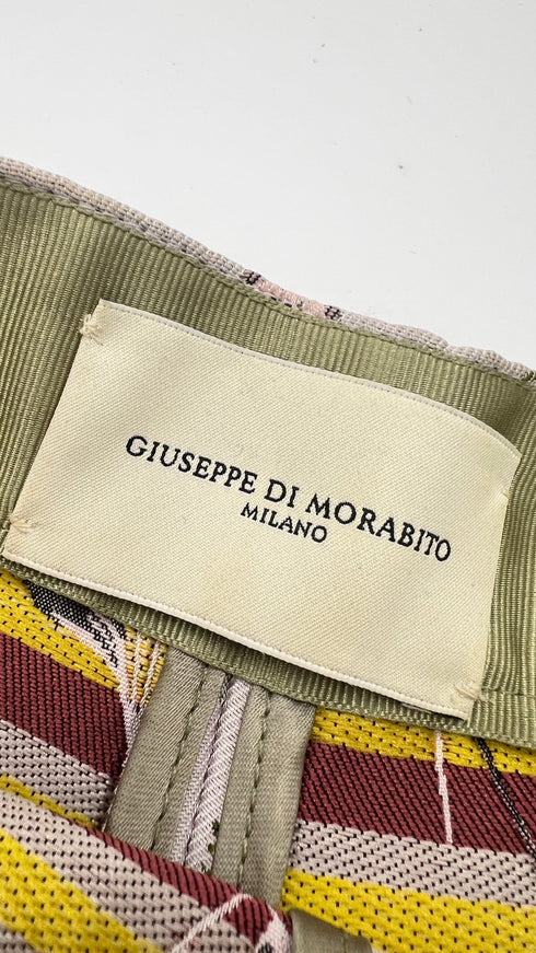 Shorts fiori jacquard