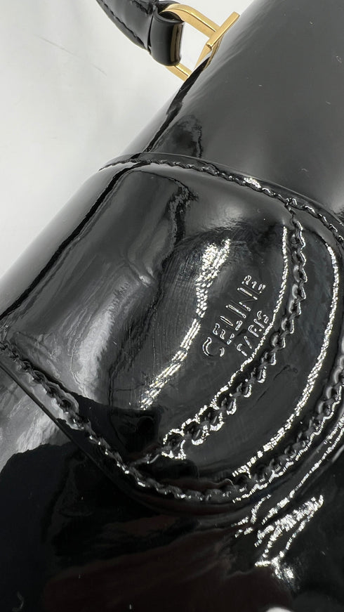 Borsa "Josephine" in vernice nera