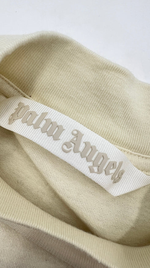 Smanicato cropped cotone