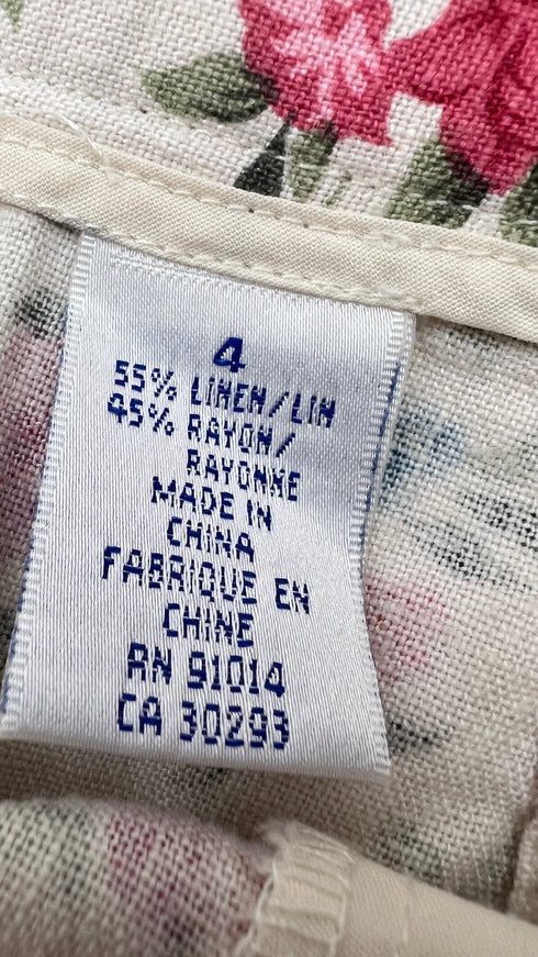 Shorts fiori all-over