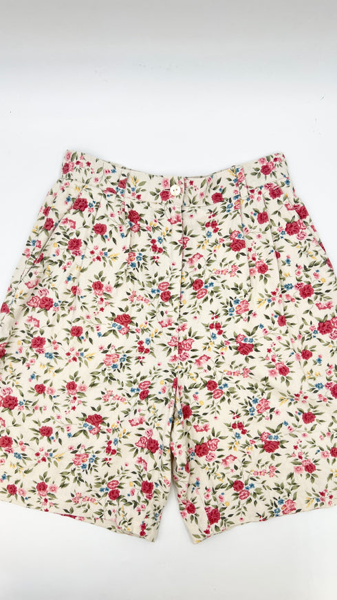 Shorts fiori all-over