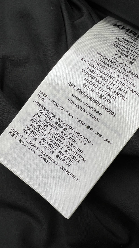 Piumino "Iconic" con cartellino