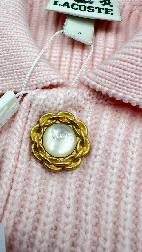 Polo in maglia con cartellino