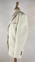 Blazer in pelle bianco