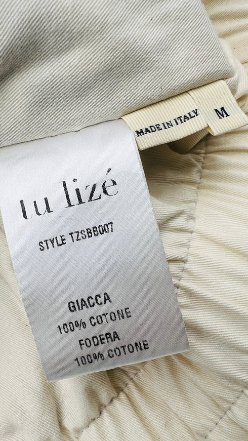 Gilet bleached ricamato