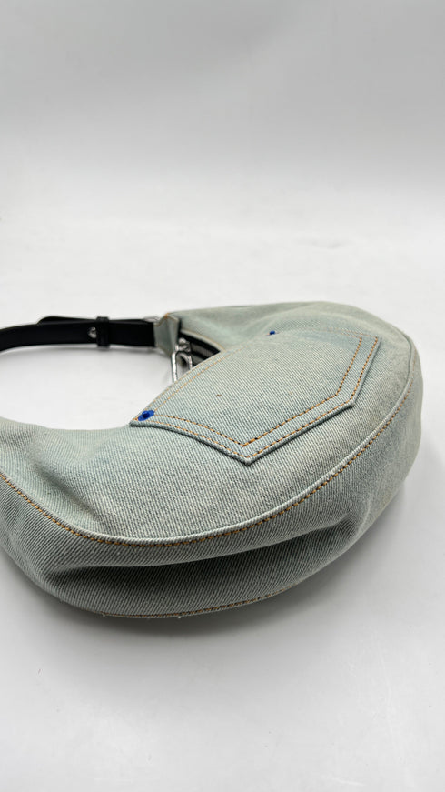 Borsa hobo in denim