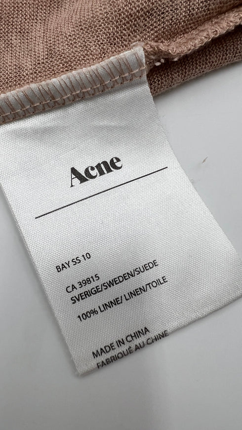 T-shirt oversized in lino