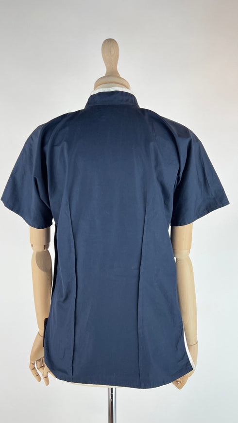 Camicia blu in cotone