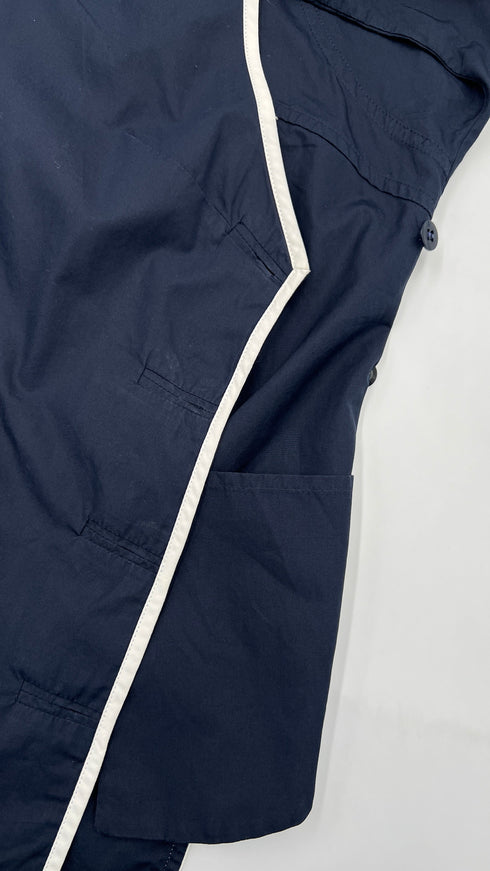 Camicia blu in cotone