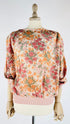 Top a fiori vintage
