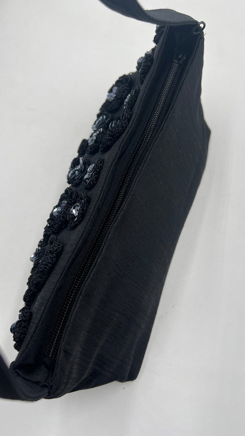 Borsa fiori e paillettes