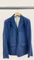 Blazer oversize blu