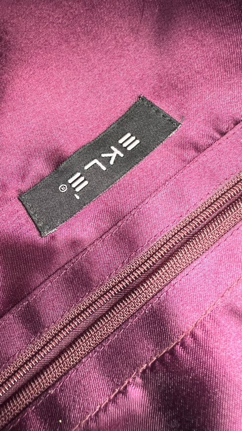 Tote bag in pelle arricciata