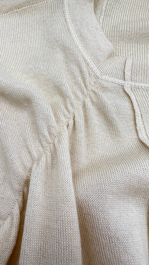 T-shirt in maglina lana/seta