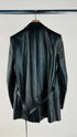 Blazer doppiopetto in pelle