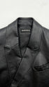 Blazer doppiopetto in pelle