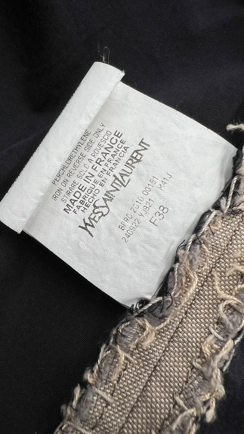 Soprabito in cotone sfrangiato