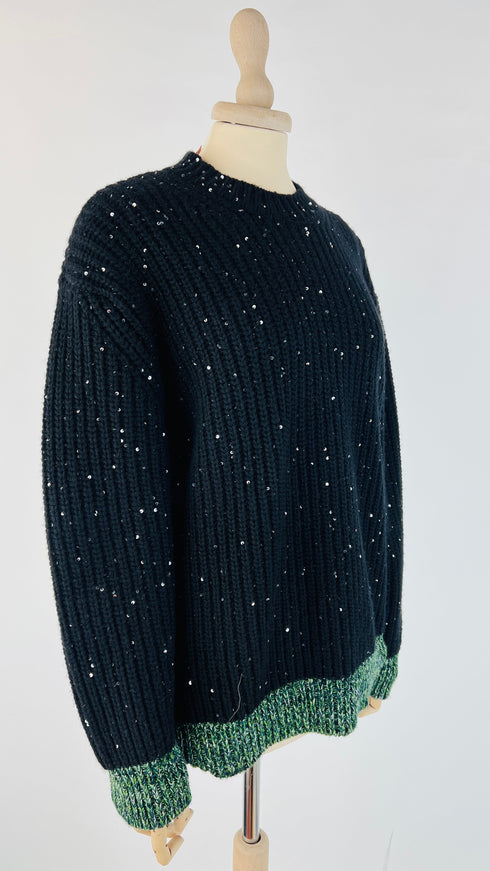Maglione con paillettes