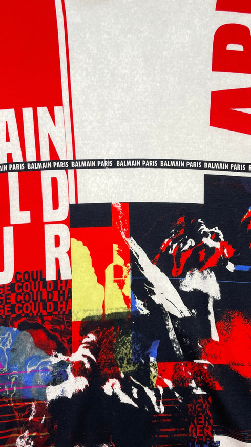 T-shirt oversize stampata