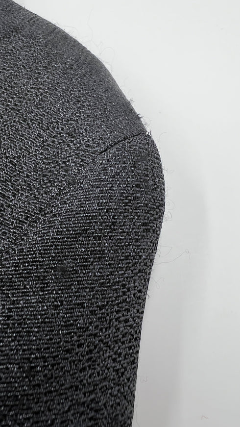 Giacca corta lurex blu