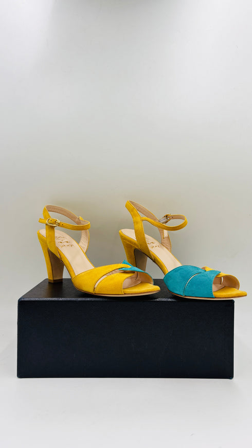 Sandalo in suede "Leaf" N.36/40/41