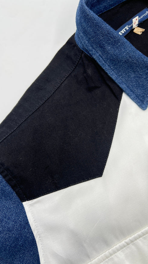 Camicia denim e tessuto