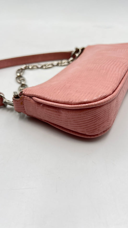 Borsa small in pelle rosa