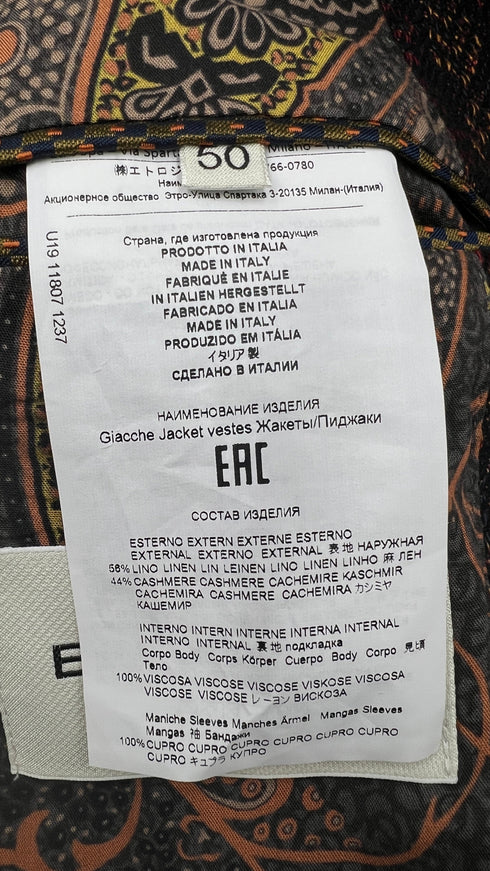 Blazer in lino-cashmere vintage